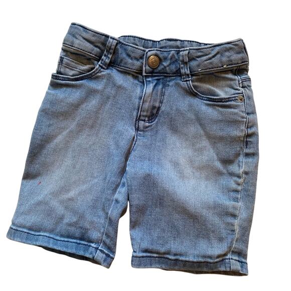 Gymboree Jean Shorts Sz 5 Denim Shorts Bermuda Length Jean Shorts - Picture 1 of 6